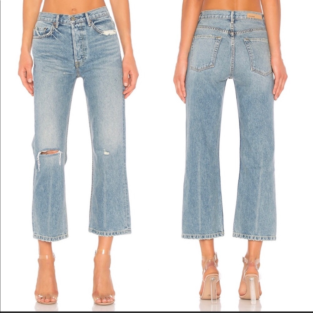 JUST LIKE NEW ✨ GRLFRND - Linda High-Rise Crop 💋